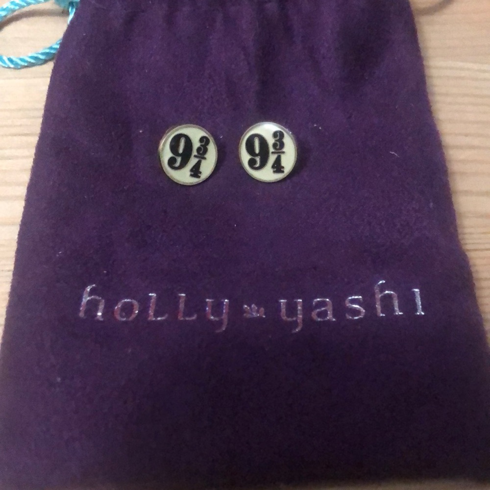 Harry Potter 9 3/4 Platform Earrings . The earrings have been in my jewel box